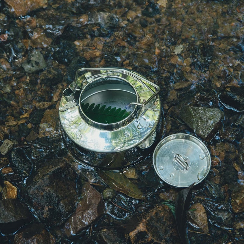 Fire-Maple Antarcti Portable 0.6 Liter Lightweight Stainless Steel Camping Kettle | Durable and Portable Camp Tea Pot | Ideal for Bushcraft and Outdoor Campfire Use - Image 5